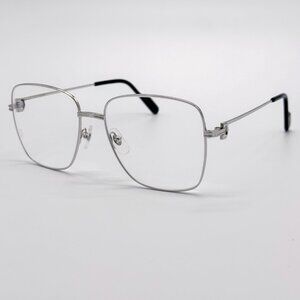 NEW CARTIER CT0253O 001 UNISEX SILVER CARTIER EYEGLASSES